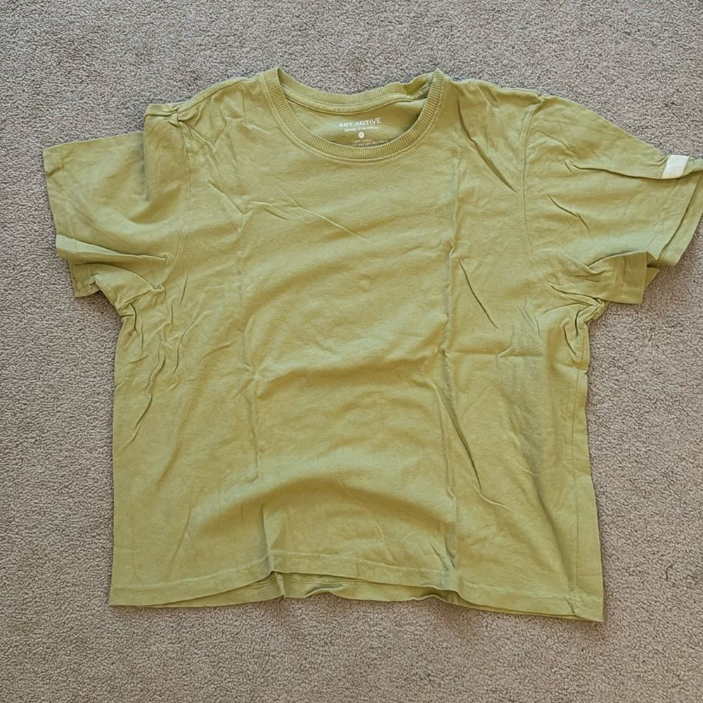 Set active XL TEE green color